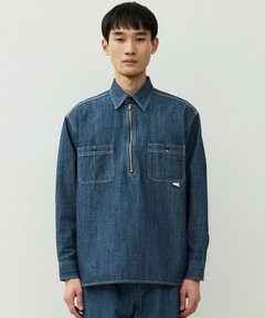 【UNION HERCULES MADE】ハーフZIPシャツ