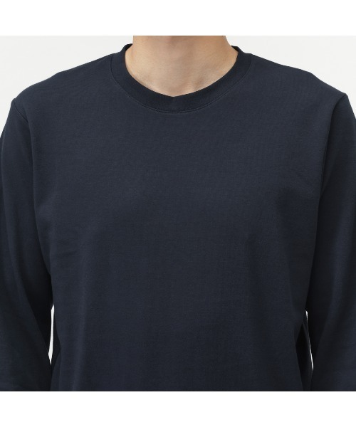 TIGORA(ティゴラ)の「ティゴラ TIGORA iHEATコットンロングTシャツ(Tシャツ/カットソー・メンズ・ネイビー/ホワイト/ブラック・LL/3L/S/M/L)」の10枚目の写真