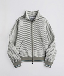 BALLAST ARK（バラストアーク）の「BALLAST ARK / バラストアーク：Zip-Up Jacquard Knit Blouson：BA12-KJ01[AST]（ブルゾン）」