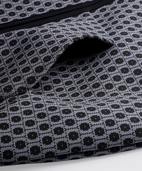 BALLAST ARK（バラストアーク）の「BALLAST ARK / バラストアーク：Zip-Up Jacquard Knit Blouson：BA12-KJ01[AST]（ブルゾン・メンズ・ブラック/ブラウン/ベージュ・M/L）」の11枚目の写真