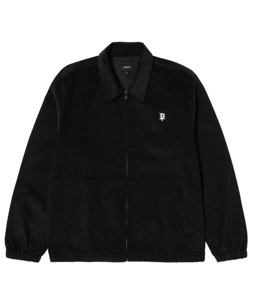 HUF(ハフ)の「MEGABLAST CORDUROY SHOP JACKET(ブルゾン・メンズ・ブラック/ブラウン・S/XXL/XL/L/M)」の1枚目の写真