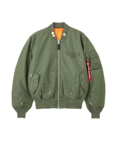 ALPHA』 MA-1 CUSTOMIZE REVERSHIBLE DENIM JACKET（ミリタリー