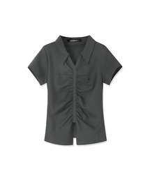 AVANDRESS（アバンドレス ）の「VシャーリングカラーTシャツ - 4COL（Tシャツ/カットソー）」