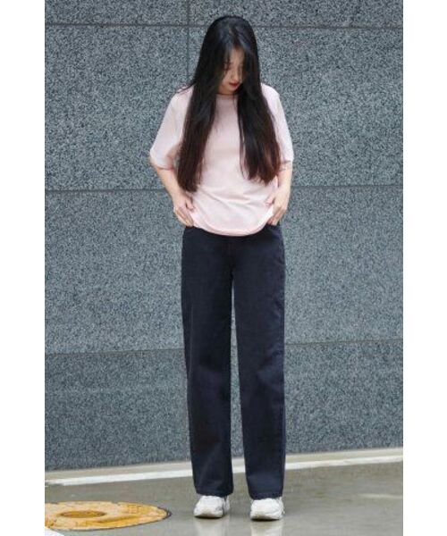 MUSINSA STANDARD（ムシンサスタンダード）の「ベーシッククルーネックTシャツ[ローズウォーター]（Tシャツ/カットソー・メンズ・その他・X-LARGE/SMALL/LARGE/XXX-LARGE/XX-LARGE/MEDIUM）」の3枚目の写真