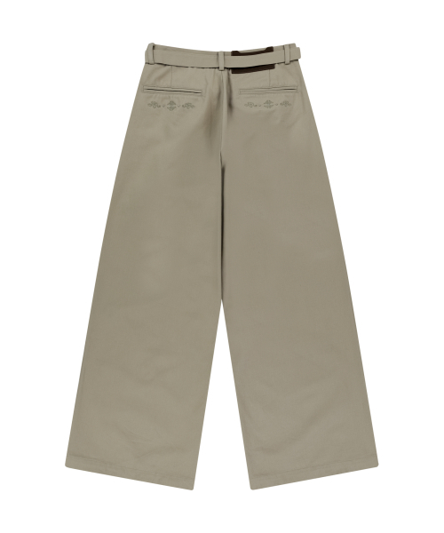 AAKAM(アーカム)の「Western Belted Cotton Pants (Beige)(その他パンツ・レディース・その他・2/1)」の3枚目の写真
