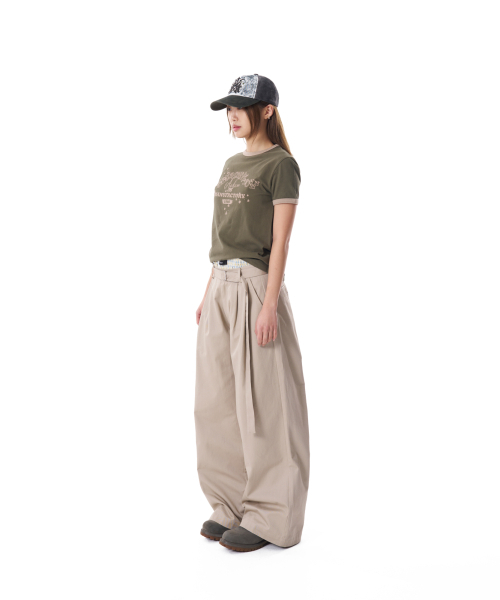 AAKAM(アーカム)の「Western Belted Cotton Pants (Beige)(その他パンツ・レディース・その他・2/1)」の6枚目の写真