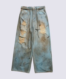 DISCOVERED | 【DISCOVERED】CRASH DENIM PANTS(デニムパンツ)