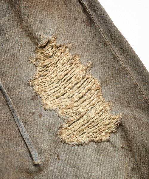 DISCOVERED（ディスカバード）の「【DISCOVERED】CRASH DENIM PANTS（デニムパンツ・メンズ・インディゴブルー/ブラック・1/3）」の7枚目の写真