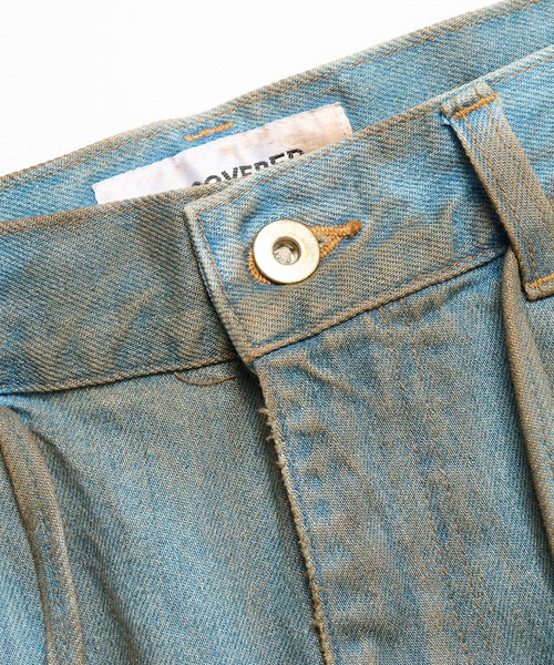 DISCOVERED（ディスカバード）の「【DISCOVERED】CRASH DENIM PANTS（デニムパンツ・メンズ・インディゴブルー/ブラック・1/3）」の6枚目の写真