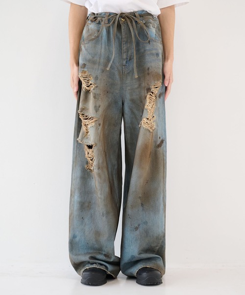 DISCOVERED】CRASH DENIM PANTS（デニムパンツ）｜DISCOVERED