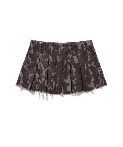 Midnight Move(ミッドナイトムーブ)の「camo mini skirt (dark grey)(スカート・レディース・その他・SMALL/MEDIUM)」の2枚目の写真