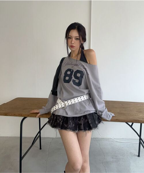 Midnight Move(ミッドナイトムーブ)の「camo mini skirt (dark grey)(スカート・レディース・その他・SMALL/MEDIUM)」の16枚目の写真