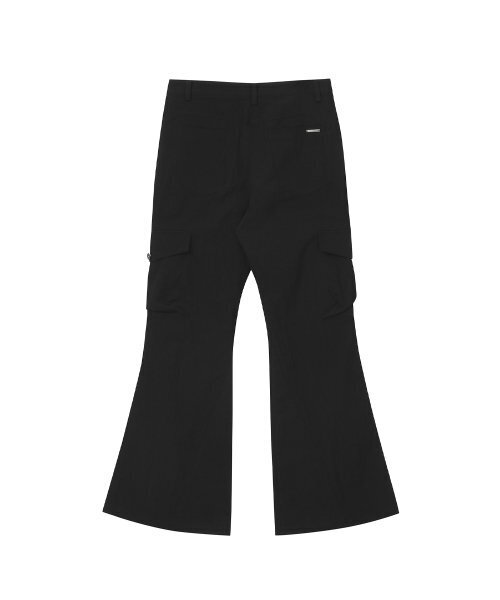 Miseki SEOUL(ミセキソウル)の「Pocket cargo bootscut pants BLACK(その他パンツ・レディース・その他・3/1/2)」の2枚目の写真