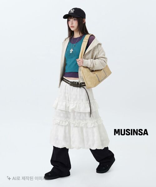 Miseki SEOUL(ミセキソウル)の「Pocket cargo bootscut pants BLACK(その他パンツ・レディース・その他・3/1/2)」の7枚目の写真