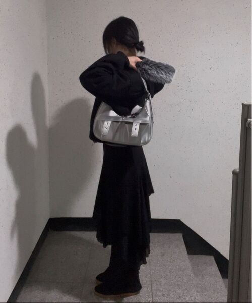 Miseki SEOUL(ミセキソウル)の「Pocket cargo bootscut pants BLACK(その他パンツ・レディース・その他・3/1/2)」の10枚目の写真