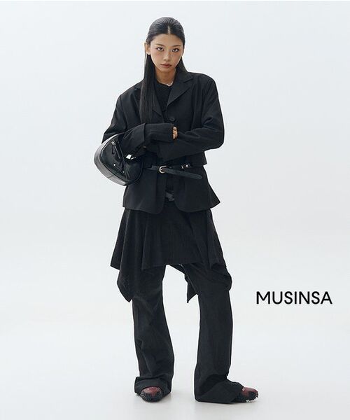 Miseki SEOUL(ミセキソウル)の「Pocket cargo bootscut pants BLACK(その他パンツ・レディース・その他・3/1/2)」の14枚目の写真