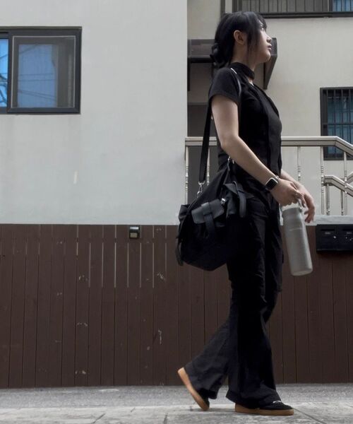 Miseki SEOUL(ミセキソウル)の「Pocket cargo bootscut pants BLACK(その他パンツ・レディース・その他・3/1/2)」の15枚目の写真