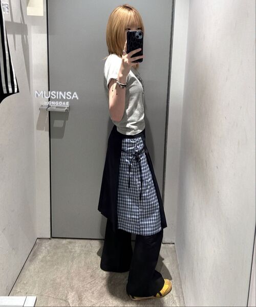 Miseki SEOUL(ミセキソウル)の「Pocket cargo bootscut pants BLACK(その他パンツ・レディース・その他・3/1/2)」の16枚目の写真