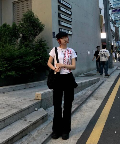 Miseki SEOUL(ミセキソウル)の「Pocket cargo bootscut pants BLACK(その他パンツ・レディース・その他・3/1/2)」の18枚目の写真