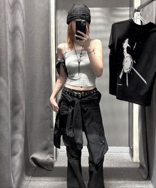 Miseki SEOUL(ミセキソウル)の「Pocket cargo bootscut pants BLACK(その他パンツ・レディース・その他・3/1/2)」の19枚目の写真