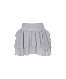 MAGNOLIA FRILL SKIRT grey