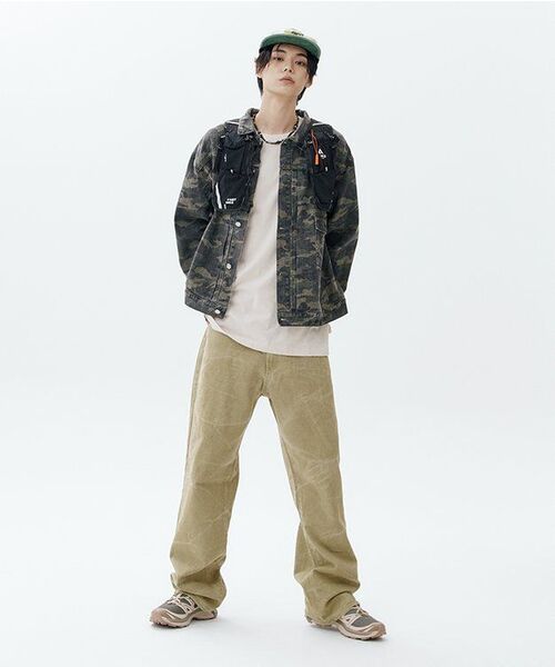 MUSINSA STANDARD（ムシンサスタンダード）の「レイヤードクルーネックTシャツ_通常丈 [エクリュ]（Tシャツ/カットソー・メンズ・その他・LARGE/X-LARGE/X-SMALL/SMALL/MEDIUM）」の7枚目の写真