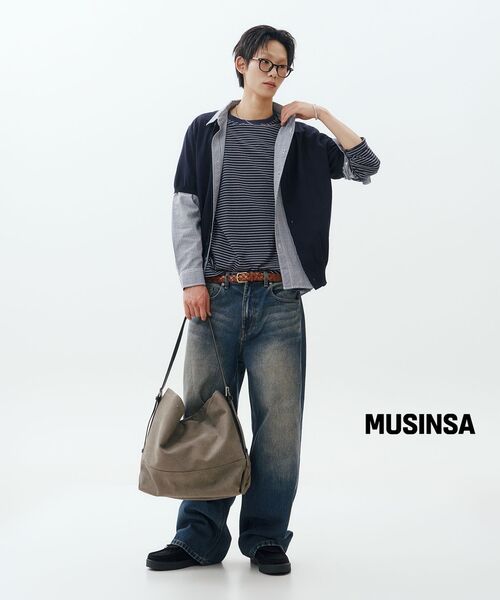 MUSINSA STANDARD（ムシンサスタンダード）の「ビッグブラシエクストラワイドデニムパンツ[ラスティブルー]（デニムパンツ・メンズ・その他・26/27/28/29/30/31/32/33/34/36/38/40/42）」の8枚目の写真