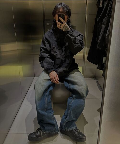 MUSINSA STANDARD（ムシンサスタンダード）の「ビッグブラシエクストラワイドデニムパンツ[ラスティブルー]（デニムパンツ・メンズ・その他・26/27/28/29/30/31/32/33/34/36/38/40/42）」の13枚目の写真