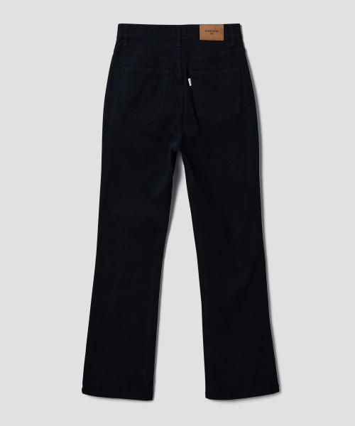 TTUDEMENT（トュードメント）の「COTTON FLARED PANTS_BLACK（その他パンツ・レディース・その他・LARGE/SMALL/MEDIUM）」の4枚目の写真
