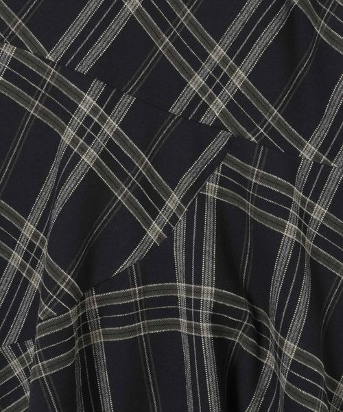 JEANASIS（ジーナシス）の「モールチェックミニワンピース/612205（チュニック・レディース・ブラック系その他/ベージュ系その他・FREE）」の3枚目の写真