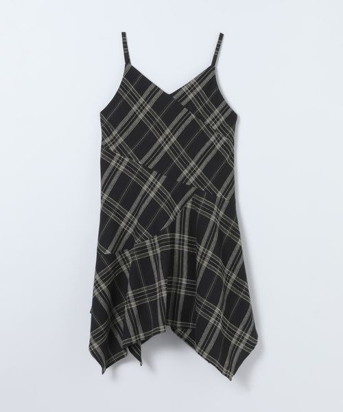 JEANASIS（ジーナシス）の「モールチェックミニワンピース/612205（チュニック・レディース・ブラック系その他/ベージュ系その他・FREE）」の14枚目の写真