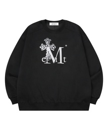 MUCENT（ムセント）の「サハラグラデーションヒョウ柄クロススウェット 男女共用 (2カラー)（スウェット）」