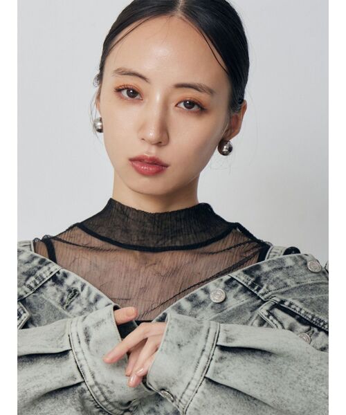 MURUA（ムルーア）の「ボールピアス（ピアス（両耳用）・レディース・シルバー・FREE）」の4枚目の写真