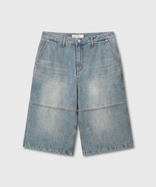 DIVEIN(ダイブイン)の「DENIM BURMUDA WORK PANTS (WASHED BLUE)(その他パンツ・メンズ・その他・0/1/2)」の2枚目の写真