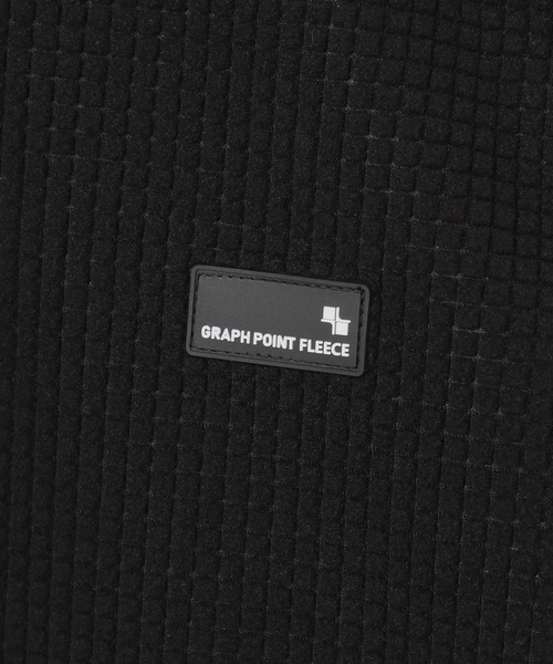 B.C STOCK（ベーセーストック）の「GRAPHPOINT ボンディングフリース ブルゾン（ブルゾン・メンズ・ブラック/アイボリー/ブラウン・MEDIUM/LARGE）」の22枚目の写真