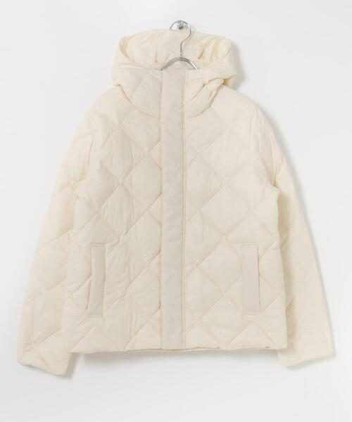 URBAN RESEARCH ROSSO WOMEN（アーバンリサーチ　ロッソ）の「TAION　HOOD DOWN JACKET（ダウンジャケット/コート・レディース・オフホワイト/ブラック・MEDIUM/SMALL）」の7枚目の写真