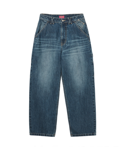 NYXX（エヌワイエックスエックス）の「SLUB DENIM CARPENTER PANTS WASHED BLUE（デニムパンツ・レディース・その他・MEDIUM/SMALL）」の2枚目の写真