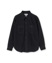 BROWNYARD（ブラウンヤード）の「ウォッシュドワークシャツ、ブラック（シャツ/ブラウス）」