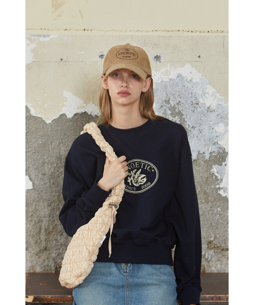 ANOETIC（アノエティック）の「ANC BIRD SWEATSHIRT_NAVY（スウェット・レディース・ネイビー・FREE）」の3枚目の写真