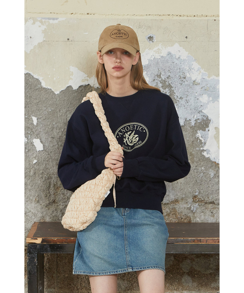 ANOETIC（アノエティック）の「ANC BIRD SWEATSHIRT_NAVY（スウェット・レディース・ネイビー・FREE）」の4枚目の写真