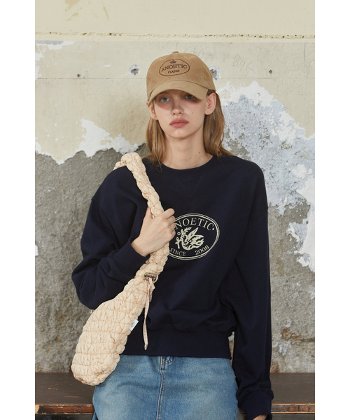 ANOETIC（アノエティック）の「ANC BIRD SWEATSHIRT_NAVY（スウェット・レディース・ネイビー・FREE）」の5枚目の写真