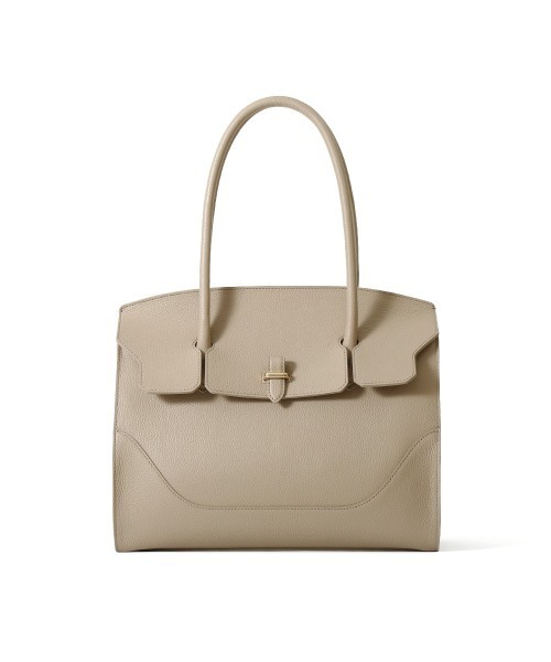 PELLE MORBIDA（ペッレモルビダ）の「Vela（ヴェーラ） VE102-フラップトートバッグ（トートバッグ・レディース・ブルー系その他/ブラック/アイボリー/ベージュ/グレイッシュベージュ・FREE）」の4枚目の写真