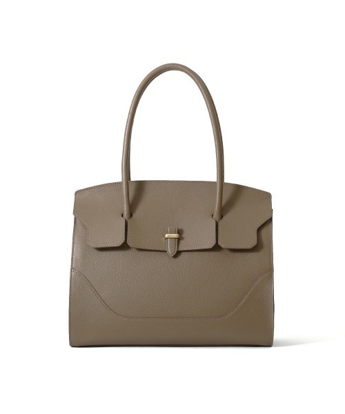 PELLE MORBIDA（ペッレモルビダ）の「Vela（ヴェーラ） VE102-フラップトートバッグ（トートバッグ・レディース・ブルー系その他/ブラック/アイボリー/ベージュ/グレイッシュベージュ・FREE）」の5枚目の写真