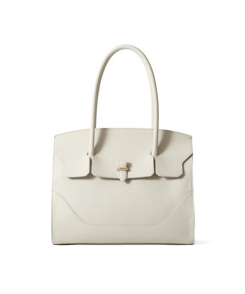 PELLE MORBIDA（ペッレモルビダ）の「Vela（ヴェーラ） VE102-フラップトートバッグ（トートバッグ・レディース・ブルー系その他/ブラック/アイボリー/ベージュ/グレイッシュベージュ・FREE）」の2枚目の写真