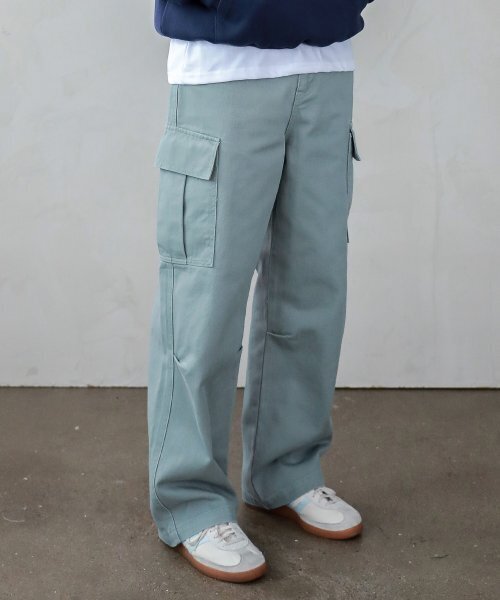 ESN(イーエスエヌ)の「セミワイドカーゴコットンパンツミント(その他パンツ・メンズ・その他・LARGE/X-LARGE)」の2枚目の写真