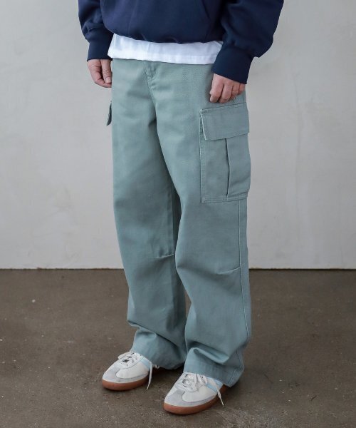 ESN(イーエスエヌ)の「セミワイドカーゴコットンパンツミント(その他パンツ・メンズ・その他・LARGE/X-LARGE)」の4枚目の写真