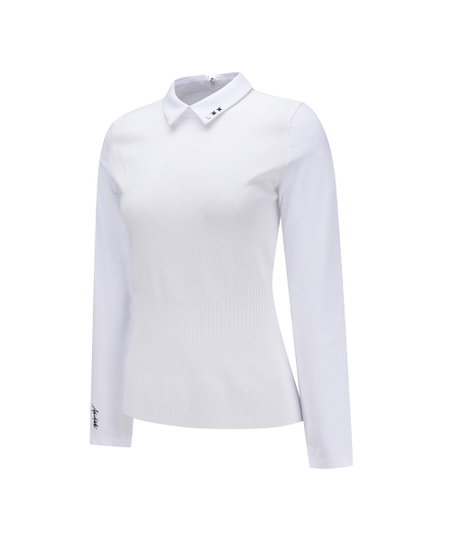 ANEW GOLF(アニューゴルフ)の「WOMEN SP HYBRID LONG T-SHIRT_WH(Tシャツ/カットソー・レディース・その他・X-SMALL/SMALL)」の3枚目の写真