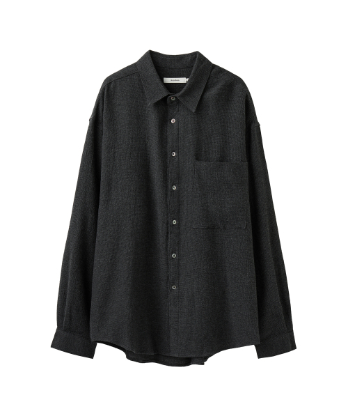 AREUBAN(アルバン)の「プレーンドビーシャツ_ダストチャコール(シャツ/ブラウス・メンズ・チャコール・2/4/3)」の1枚目の写真