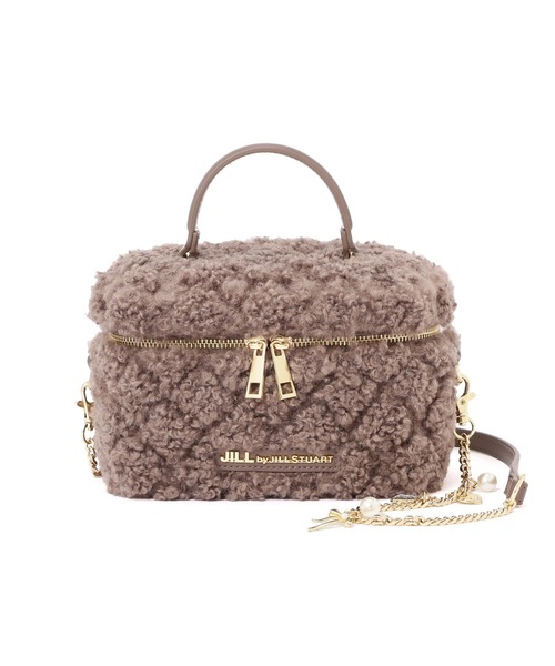 JILL by JILL STUART(ジルバイジルスチュアート)の「◇ボアバニティバッグ(ショルダーバッグ・レディース・モカ/ホワイト/ピンク・FREE)」の18枚目の写真