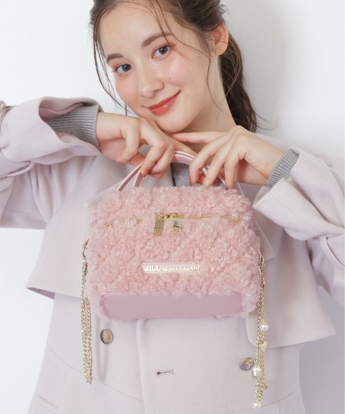 セール】◇ボアバニティバッグ（ショルダーバッグ）｜JILL by JILL